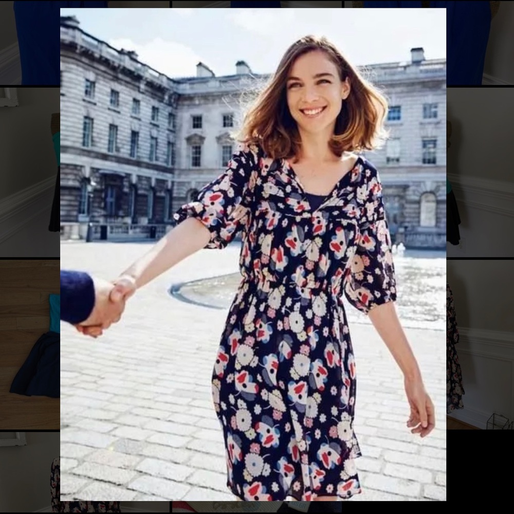 Boden Faye Floral Dress